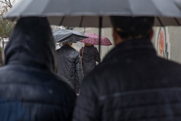 بارش باران در تهران