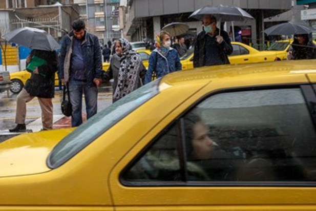 بارش باران در تهران