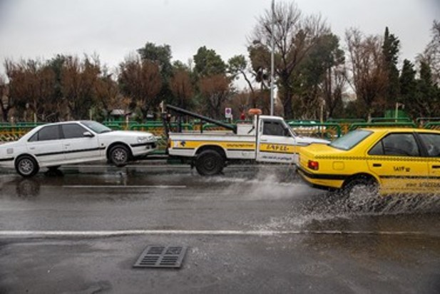 بارش باران در تهران