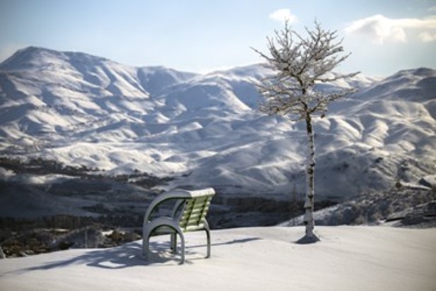 طبیعت زمستانی سنندج