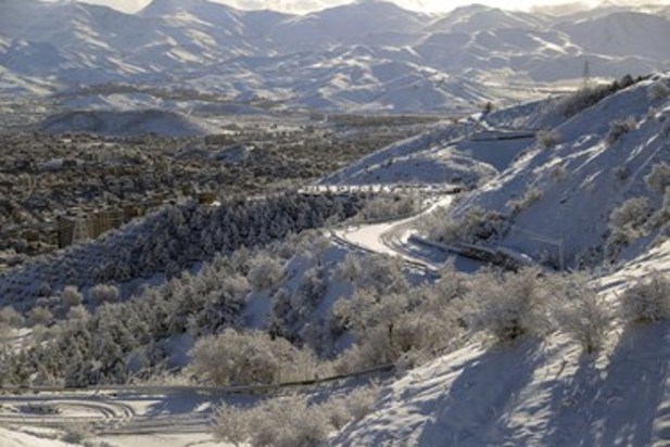 طبیعت زمستانی سنندج