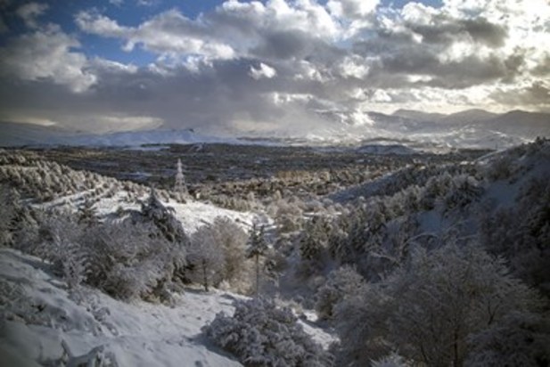 طبیعت زمستانی سنندج