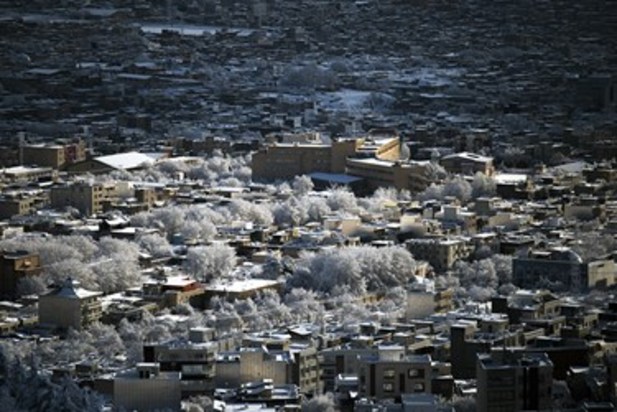 طبیعت زمستانی سنندج