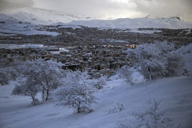 طبیعت زمستانی سنندج