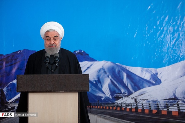 افتتاح آزادراه تهران-شمال با حضور رئیس جمهور