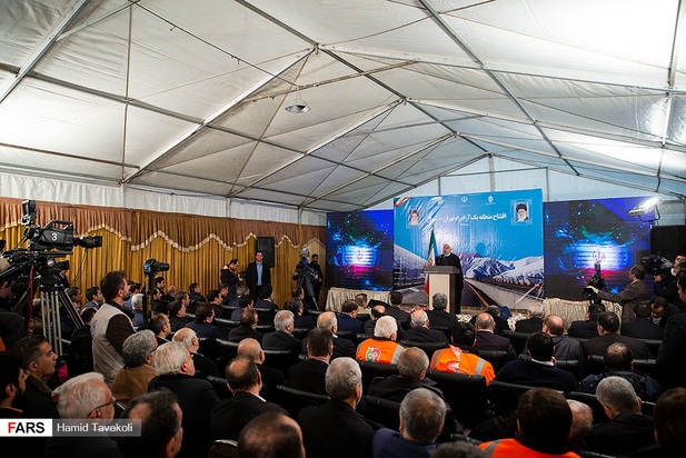 افتتاح آزادراه تهران-شمال با حضور رئیس جمهور