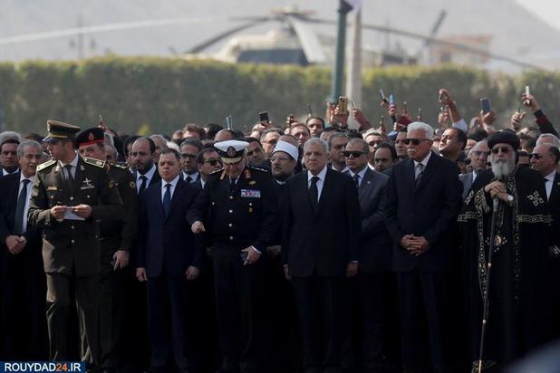 مراسم تدفین حسنی مبارک