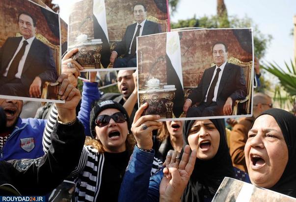 مراسم تدفین حسنی مبارک