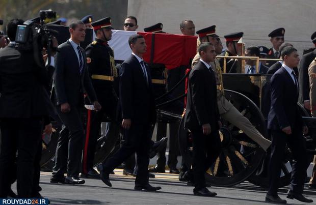 مراسم تدفین حسنی مبارک