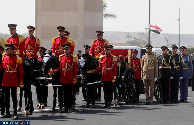 مراسم تدفین حسنی مبارک