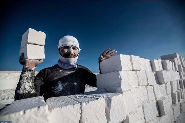 کار در کوههای سفید مصر