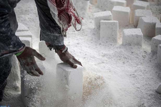 کار در کوههای سفید مصر