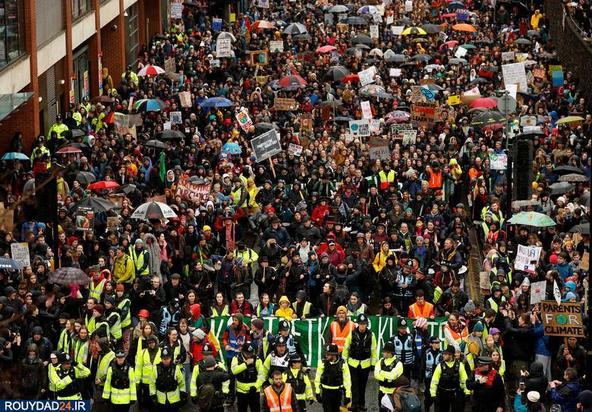 گرتا تونبرگ در بریستول