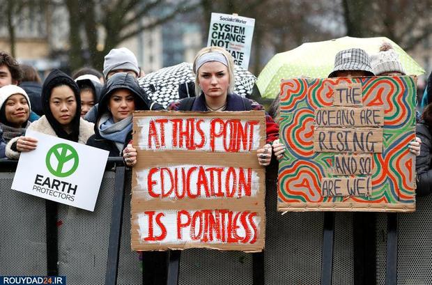 گرتا تونبرگ در بریستول