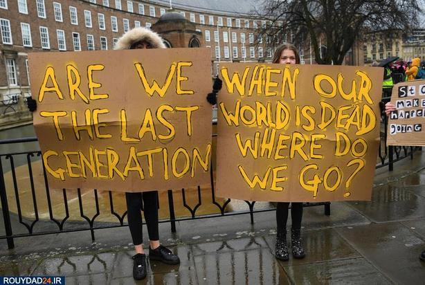 گرتا تونبرگ در بریستول