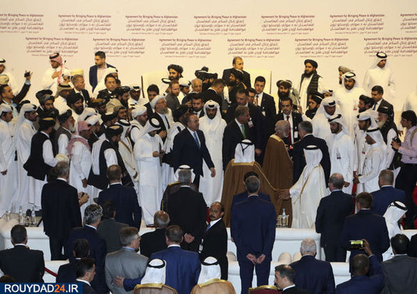  امضای توافق صلح طالبان با آمریکا 