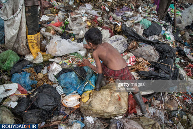 ویروس کرونا و کودکان زباله گرد