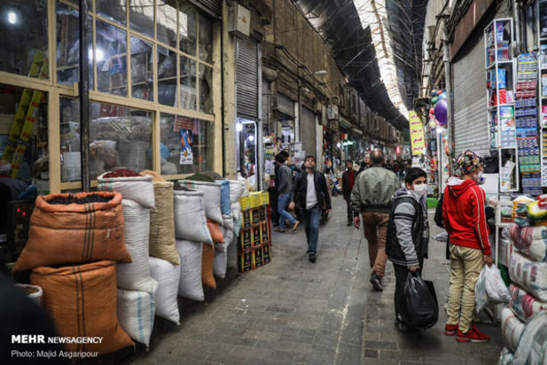 کرونا در بازار تهران