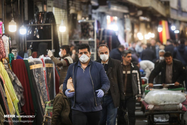 کرونا در بازار تهران