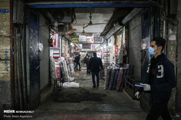 کرونا در بازار تهران