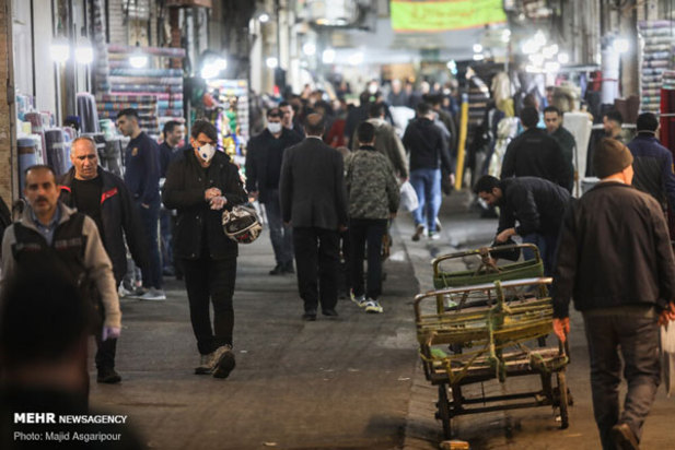 کرونا در بازار تهران