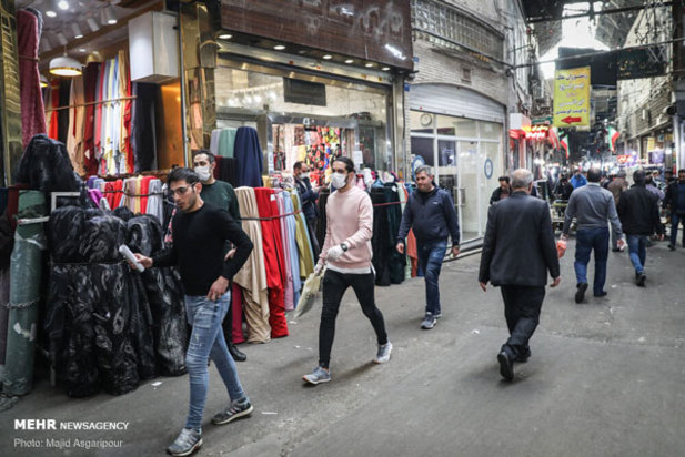 کرونا در بازار تهران