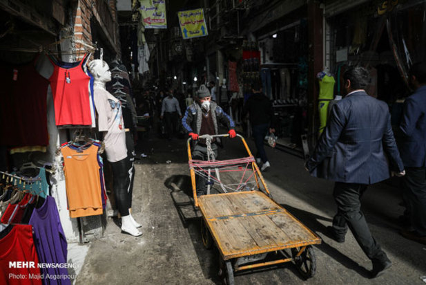 کرونا در بازار تهران