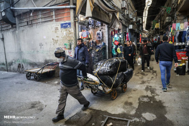 کرونا در بازار تهران