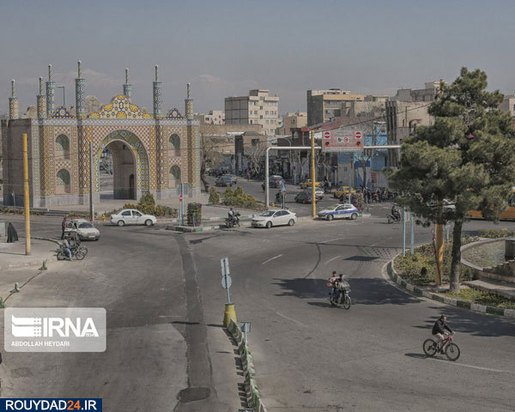 خیابان‌های خلوت تهران بدنبال کرونا