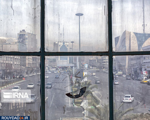 خیابان‌های خلوت تهران بدنبال کرونا