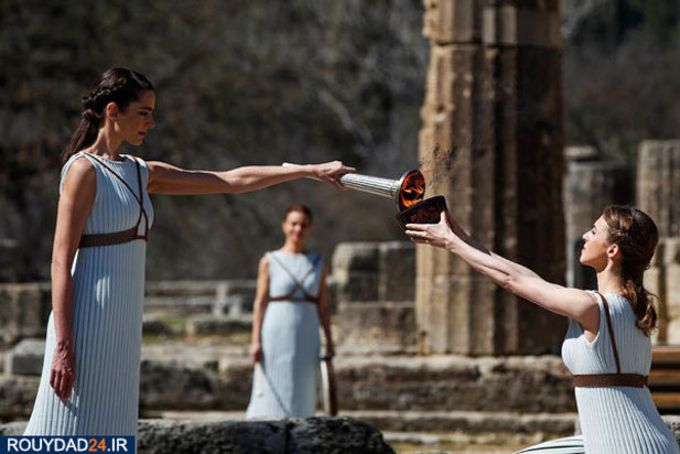 روشن شدن مشعل 2020 توکیو