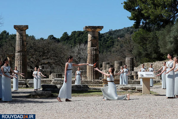 روشن شدن مشعل 2020 توکیو