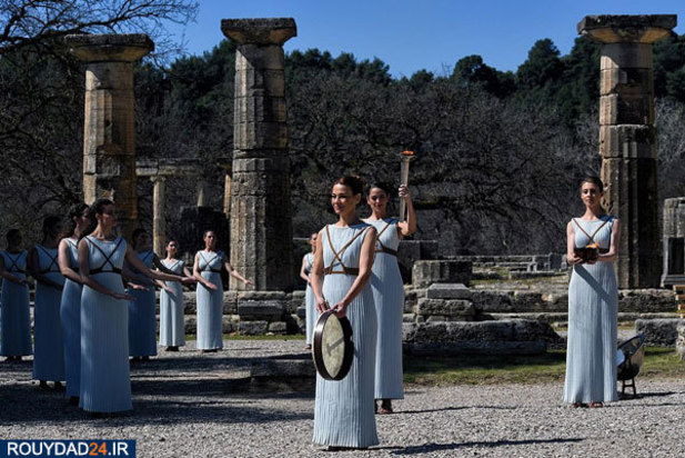 روشن شدن مشعل 2020 توکیو