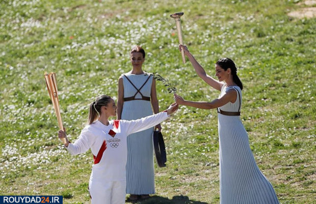 روشن شدن مشعل 2020 توکیو