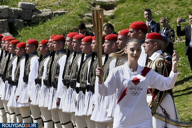 روشن شدن مشعل 2020 توکیو