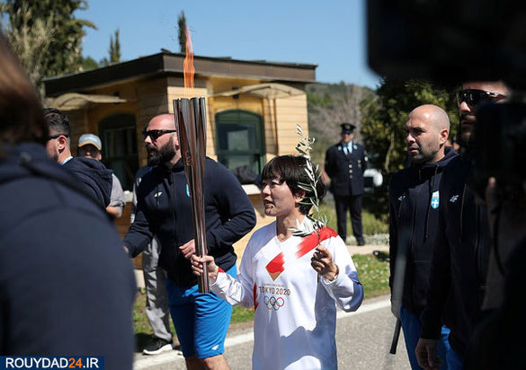 روشن شدن مشعل 2020 توکیو