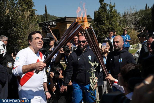 روشن شدن مشعل 2020 توکیو