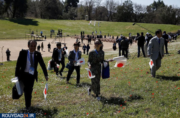 روشن شدن مشعل 2020 توکیو