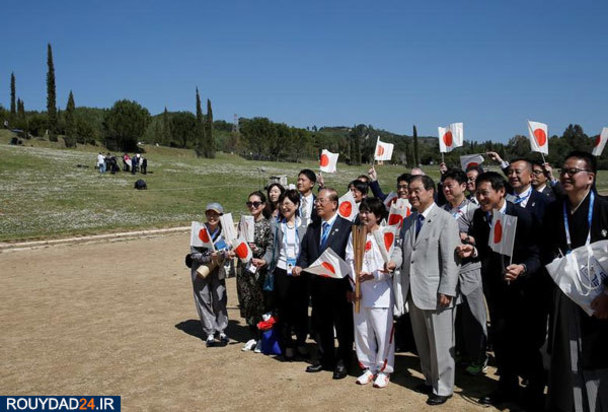 روشن شدن مشعل 2020 توکیو