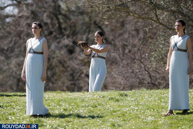 روشن شدن مشعل 2020 توکیو