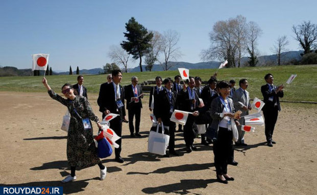 روشن شدن مشعل 2020 توکیو