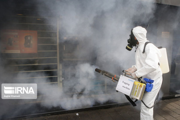 ضدعفونی کردن معابرتهران