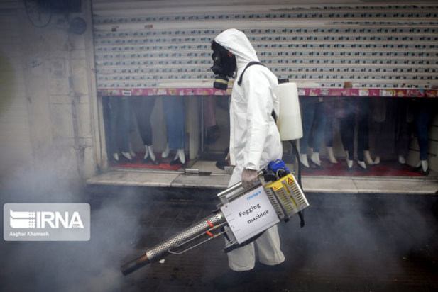 ضدعفونی کردن معابرتهران