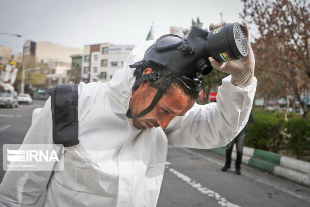 ضدعفونی کردن معابرتهران