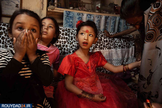 الهه های زنده در نپال