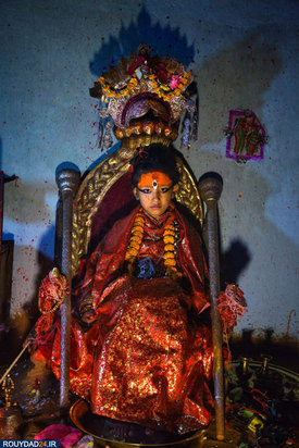 الهه های زنده در نپال