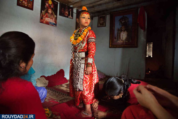الهه های زنده در نپال