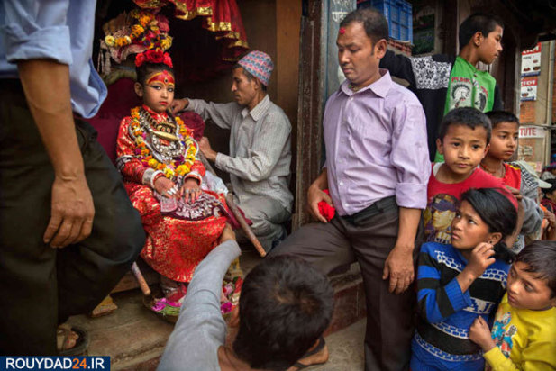 الهه های زنده در نپال