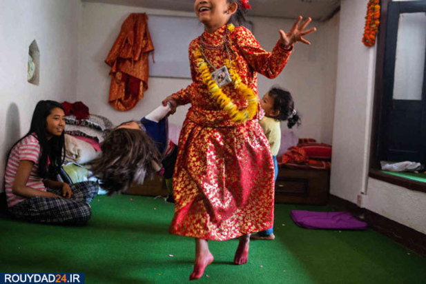 الهه های زنده در نپال