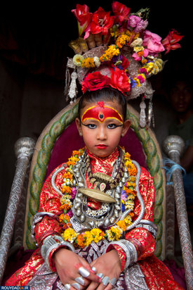 الهه های زنده در نپال